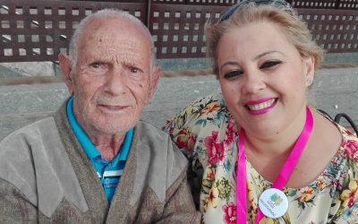 Don Mario y Amada pasean por La Laguna