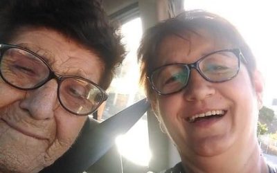Doña Rosa y Marta visitan a nuestra Patrona